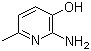 2-Amino-3-hydroxy-6-methylpyridine molecular structure (CAS 20348-16-7)