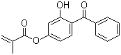 2-羟基-4-(甲基丙烯酰氧基)二苯甲酮分子结构 (CAS 2035-72-5)