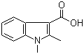 1,2-Dimethylindole-3-carboxylic acid molecular structure (CAS 20357-15-7)