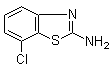 structure of CAS# 20358-01-4, 7-Chloro-2-benzothiazolamine;2-Amino-7-chlorobenzothiazole