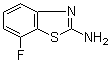 结构式 CAS# 20358-08-1, 2-氨基-7-氟-1,3-苯并噻唑