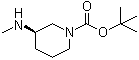 tert-Butyl (R)-3-(methylamino)piperidine-1-carboxylate molecular structure (CAS 203941-94-0)