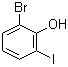 2-Bromo-6-iodophenol molecular structure (CAS 2040-86-0)