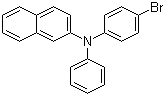 结构式 CAS# 204065-88-3, N-(4-溴苯基)-N-苯基-2-萘胺