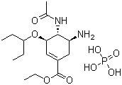 磷酸奥司他韦分子结构 (CAS 204255-11-8)
