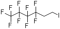 1,1,2,2-四氢全氟己基碘分子结构 (CAS 2043-55-2)