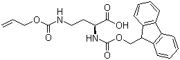 2-Fmoc-amino-4-[[(allyloxy)carbonyl]amino]-L-butyric acid molecular structure (CAS 204316-32-5)