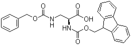 N-Fmoc-N'-Cbz-L-Diaminopropionic acid molecular structure (CAS 204316-36-9)