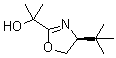 (4S)-4-(1,1-Dimethylethyl)-4,5-dihydro-alpha,alpha-dimethyl-2-oxazolemethanol molecular structure (CAS 204333-19-7)