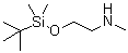 structure of CAS# 204580-28-9, 2-[(tert-Butyldimethylsilyl)oxy]-N-methylethanamine;N-[2-(tert-Butyldimethylsilyloxy)ethyl]-N-methylamine; [2-[(tert-Butyldimethylsilyl)oxy]ethyl]methylamine