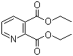 结构式 CAS# 2050-22-8, 吡啶-2,3-二羧酸二乙酯