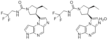 Upadacitinib hemihydrate molecular structure (CAS 2050057-56-0)
