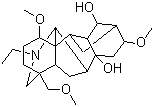 塔拉乌头胺分子结构 (CAS 20501-56-8)