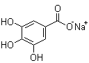 Sodium gallate molecular structure (CAS 2053-21-6)