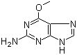 structure of CAS# 20535-83-5, 6-Methoxyguanine;6-Methoxy-1H-purin-2-amine; 2-Amino-6-methoxypurine