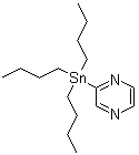 结构式 CAS# 205371-27-3, 2-(三丁基锡)吡嗪
