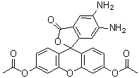 4,5-Diaminofluorescein diacetate molecular structure (CAS 205391-02-2)