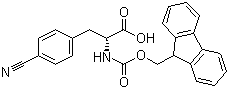 Fmoc-D-4-Cyanophenylalanine molecular structure (CAS 205526-34-7)