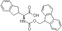 Fmoc-L-2-indanyglycine molecular structure (CAS 205526-39-2)