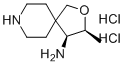 (3S,4S)-3-Methyl-2-oxa-8-azaspiro[4.5]decan-4-amine dihydrochloride molecular structure (CAS 2055761-19-6)