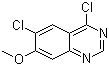 4,6-Dichloro-7-methoxyquinazoline molecular structure (CAS 205584-69-6)