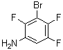 结构式 CAS# 2055841-42-2, 3-溴-2,4,5-三氟苯胺