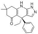 structure of CAS# 2056261-42-6, BRD5648;(4R)-4-ethyl-7,7-dimethyl-4-phenyl-1,6,8,9-tetrahydropyrazolo[3,4-b]quinolin-5-one