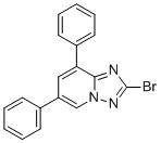 结构式 CAS# 2056278-01-2, 2-溴-6,8-二苯基-[1,2,4]三唑并[1,5-a]吡啶