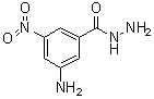 3-Amino-5-nitrobenzoic acid hydrazide molecular structure (CAS 205652-98-8)