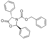 (2R,4S)-2,4-二苯基-5-氧代恶唑烷e-3-羧酸苄基酯分子结构 (CAS 205654-80-4)