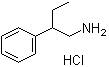beta-Ethylbenzeneethanamine hydrochloride molecular structure (CAS 20569-45-3)