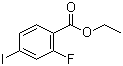 Ethyl 2-fluoro-4-iodobenzoate molecular structure (CAS 205750-82-9)