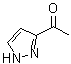 3-乙酰基吡唑分子结构 (CAS 20583-33-9)