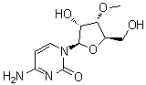 结构式 CAS# 20594-00-7, 3'-O-甲基胞苷