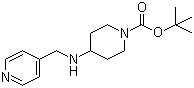 4-[(4-Pyridinylmethyl)amino]-1-piperidinecarboxylic acid tert-butyl ester molecular structure (CAS 206274-24-0)