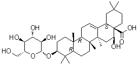Ecliptasaponin D molecular structure (CAS 206756-04-9)