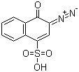 1,2-萘氧二唑-4-磺酸分子结构 (CAS 20680-48-2)