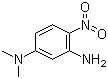 结构式 CAS# 2069-71-8, 3-氨基-N,N-二甲基-4-硝基苯胺