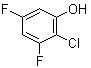 结构式 CAS# 206986-81-4, 2-氯-3,5-二氟苯酚