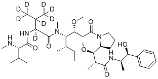 D8-MMAE molecular structure (CAS 2070009-72-0)
