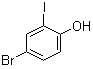 结构式 CAS# 207115-22-8, 2-碘-4-溴苯酚