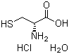 结构式 CAS# 207121-46-8, D-半胱氨酸盐酸盐单水合物