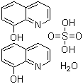 结构式 CAS# 207386-91-2, 8-羟基喹啉硫酸盐水合物