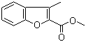 结构式 CAS# 2076-36-0, 3-甲基苯并呋喃-2-甲酸甲酯