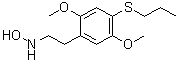 2,5-Dimethoxy-N-hydroxy-4-(propylthio)phenethylamine molecular structure (CAS 207740-39-4)