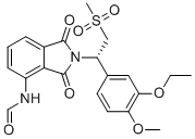 Apremilast N-formyl impurity molecular structure (CAS 2077897-94-8)