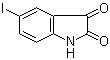 structure of CAS# 20780-76-1, 5-Iodo-1H-indole-2,3-dione;5-Iodoindoline-2,3-dione; 5-Iodoisatin; NSC 92515