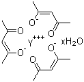结构式 CAS# 207801-29-4, 乙酰丙酮镱水合物