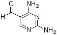 structure of CAS# 20781-06-0, 2,4-Diaminopyrimidine-5-carboxaldehyde;2,4-Diamino-5-formylpyrimidine