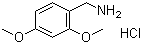 2,4-Dimethoxybenzylamine hydrochloride molecular structure (CAS 20781-21-9)